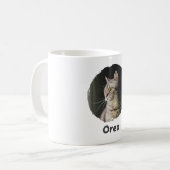 Eenvoudige naam van huisdier Minimalist Cat Lovers Koffiemok (Voorkant links)