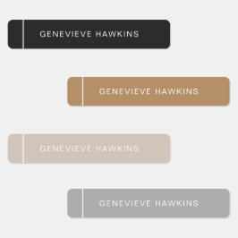 Eenvoudige naamlabels labels