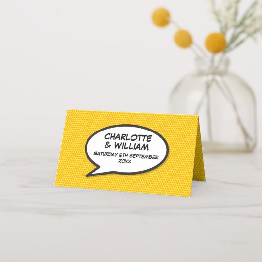 Eenvoudige namen en datum Stripboek Bruiloft (Achterkant)