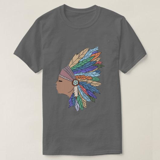 Eenvoudige Native American Art T-shirt (Design voorkant)