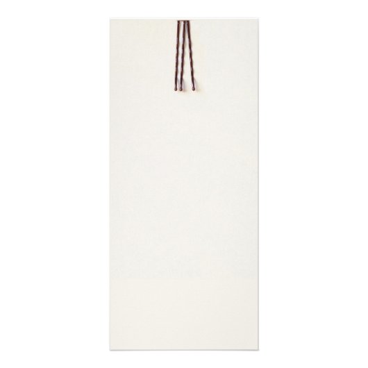 Eenvoudige natuurlijke en organische haarsalon Mod Reclamekaart (Voorkant)