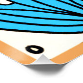 Eenvoudige oceaanpatronen Kunst. Nu kopen Perfect Poster (Hoek)