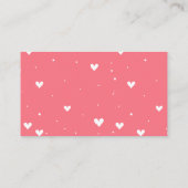 Eenvoudige Olifant & Hart Ballon Luier Raffle Informatiekaartje (Achterkant)