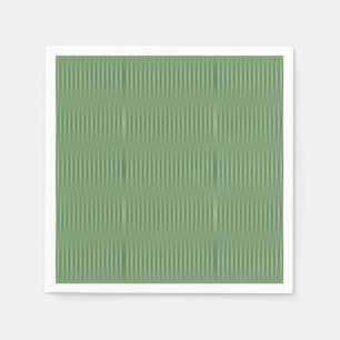 Eenvoudige Olive Sage Groene Gradient Gestreept Servet