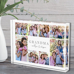 Eenvoudige oma fotocollage fotoblokken