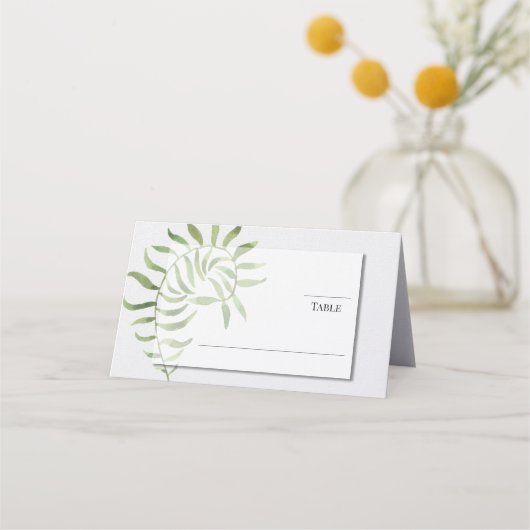 Eenvoudige opslag | Fern | Greenery Wedding Design (Voorkant)