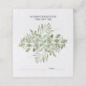 Eenvoudige opslag | wit | Greenery Wedding Design (Buitenkant ongevouwen)