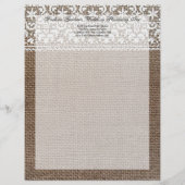 Eenvoudige overlapping en kant briefhoofd ontwerp (Voorkant)