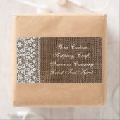 Eenvoudige overlapping en kant etiket (Insitu)