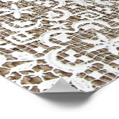 Eenvoudige overlapping en kant poster