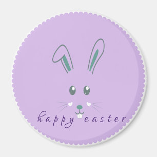 Eenvoudige Paarse broodrooster met een klassieke r Magneet