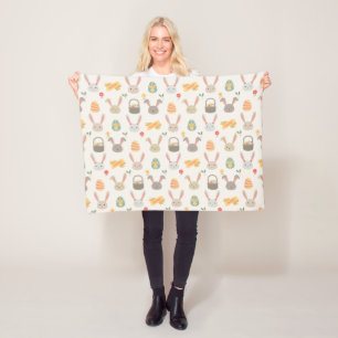 Eenvoudige paaseieren en bundels Fleece Blanket Deken