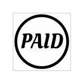 Eenvoudige "PAID" Rubberstempel Rubberstempel (Afrduk)