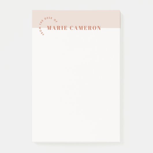 Eenvoudige pasta-kleurenbloknotities na de introdu post-it® notes (Voorkant)