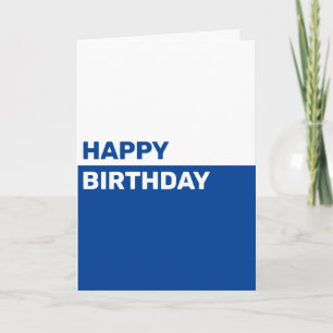 Eenvoudige persoonlijke Birthday Kaart