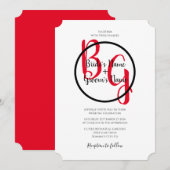 Eenvoudige persoonlijke Initialen Weddenschappen Kaart (Voorkant / Achterkant)