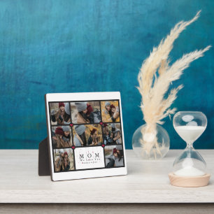 Eenvoudige persoonlijke liefde Je moeder 8 Fotocol Fotoplaat