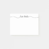 Eenvoudige Persoonlijke scriptnaam Post-it® Notes (Voorkant)
