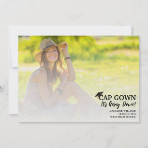 Eenvoudige Pet Gown Het gaat naar beneden Fotoaank Kaart