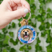 Eenvoudige Pet Photo Keepsake Sleutelhanger (Hand)