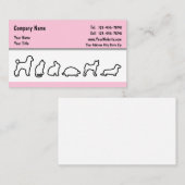 Eenvoudige PET-Visitekaartjes Visitekaartje (Voorkant / Achterkant)