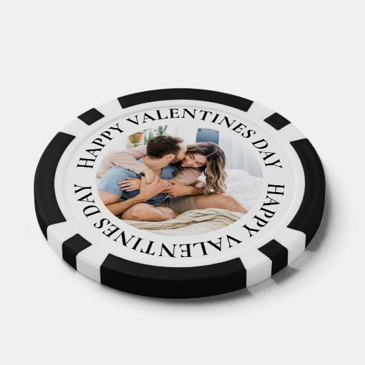 Eenvoudige Photo Valentijnsdag Poker Chips (Enkel)