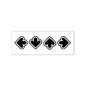 Eenvoudige pijlspread 	rubberstempel (Afrduk)