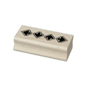 Eenvoudige pijlspread 	rubberstempel (Stempel)