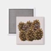 Eenvoudige Pinecones Magnet Magneet (Voorkant / Achterkant)