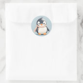 Eenvoudige pinguïn Sticker (Tas)