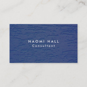 Eenvoudige Plain Elegant Moderne Blauwe Muur Minim Visitekaartje