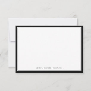Eenvoudige platte briefkaart