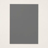 Eenvoudige platte grijze oorbel display kaart (Achterkant)