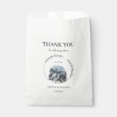 Eenvoudige poedel hond bruiloft dank u bedankzakje (Voorkant)