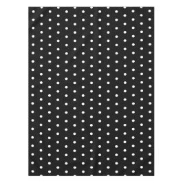 Eenvoudige Polka Dots Zwart en Wit Tafelkleed