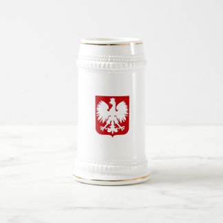 Eenvoudige Poolse adelaar Stein Bierpul