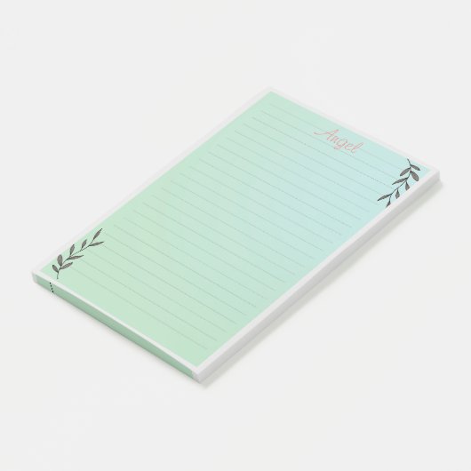 Eenvoudige Post-it Notes (Schuin)