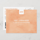 Eenvoudige postwiskundige herinnering QR-code Briefkaart (Voorkant / Achterkant)