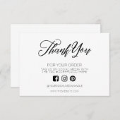 Eenvoudige professionele dank voor aangepaste medi (Voorkant / Achterkant)