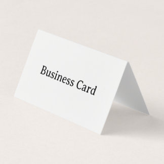 Eenvoudige professionele horizontale tent opgevouw visitekaartjes