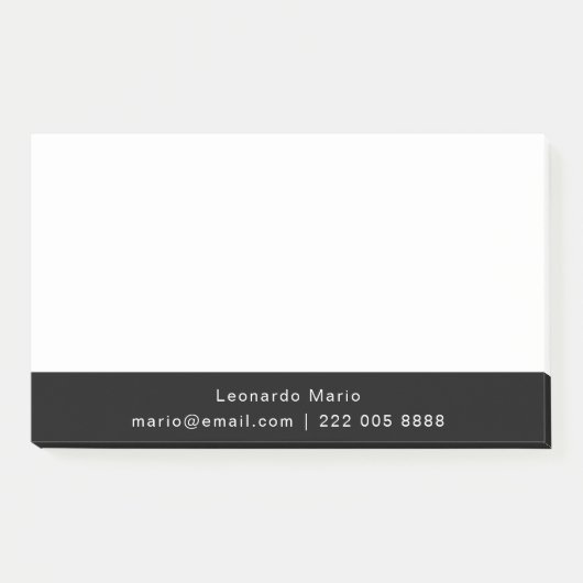 Eenvoudige professionele reiniging post-it® notes (Voorkant)