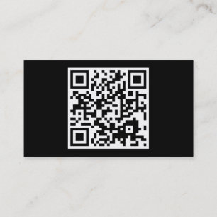 eenvoudige QR-code Visitekaartje