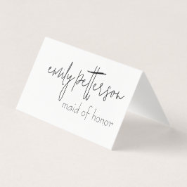 Eenvoudige Quaint Place-kaarten Kaart