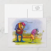 Eenvoudige regels briefkaart (Voorkant / Achterkant)