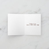 Eenvoudige regenboog madeliefje denken aan je kaart (Binnen)