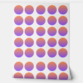 Eenvoudige regenboog rond behang