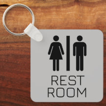 Eenvoudige Restroom Keys voor gastvrijheid of kant