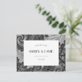 Eenvoudige Retro geïnspireerd om het Briefkaart Da (Staand voorkant)