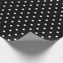 Eenvoudige Retro Polka Dot Zwart-wit
