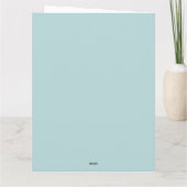 Eenvoudige Retro Roze Pastel 1e bruiloft Jubileum Kaart (Achterkant)